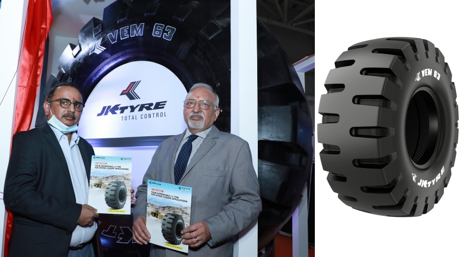 JK Tyre expands its OTR range-launches 4 new OTR tyres at Excon 2021